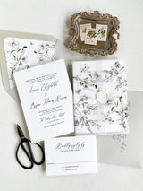 Wildflower Botanical Wedding Invitation