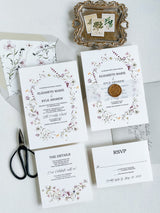 Wildflower Botanical Wedding Invitation