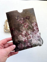 Vintage floral Vellum Wrap Jacket DIY Wedding Invitation