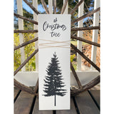 Oh Christmas Tree Holiday Wood Sign
