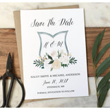 Elegant Wedding Crest Save the Date