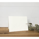 Letterpress Folded Wedding Thank You Card