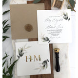 Greenery Botanical Garden Wedding Invitation