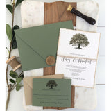 Rustic Wedding Invitation, Country Wedding