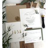 Greenery Botanical Garden Wedding Invitation