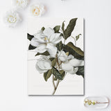 Elegant Magnolia Floral Vellum Overlay for 5 x 7 Invitation
