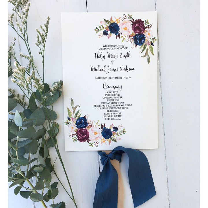 Wedding shop fan designs
