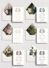 Romantic, Elegant Luxury Wedding Invitation Suite