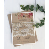 The Vanessa Suite | Lace-Wedding Invitation Suite-Love of Creating Design Co.