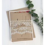 The Vanessa Suite | Lace-Wedding Invitation Suite-Love of Creating Design Co.