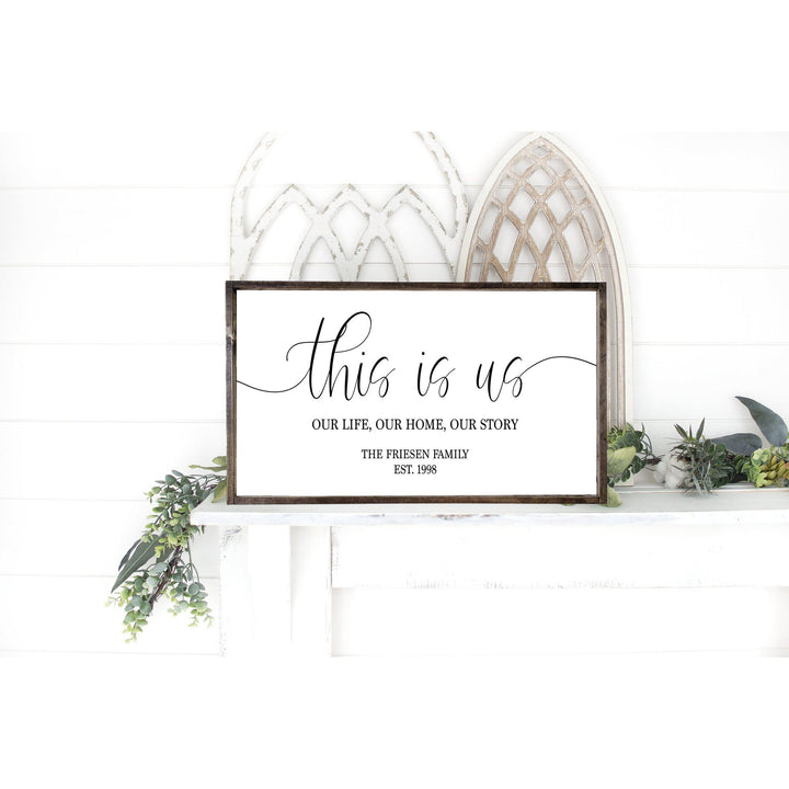 This is Us Wood Sign