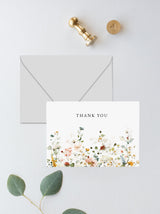 Delicate Floral Thank You Cards