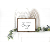 Custom Wood Sign